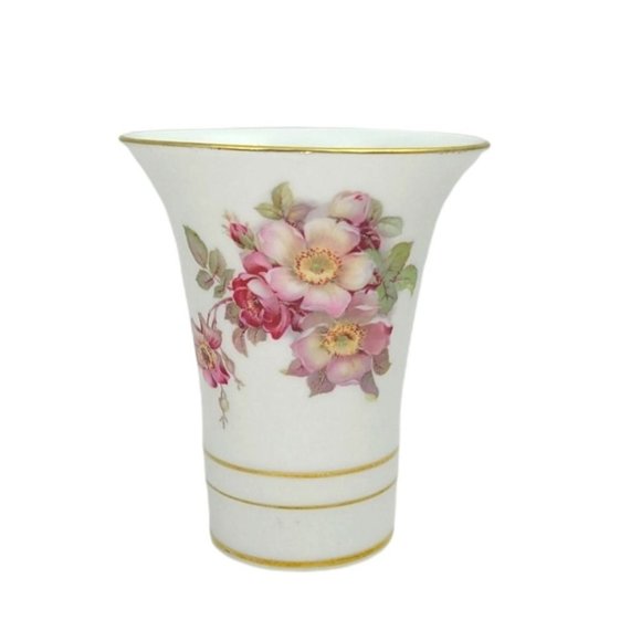 Vintage Schumann Arzberg Wild Rose vase - Picture 1 of 7